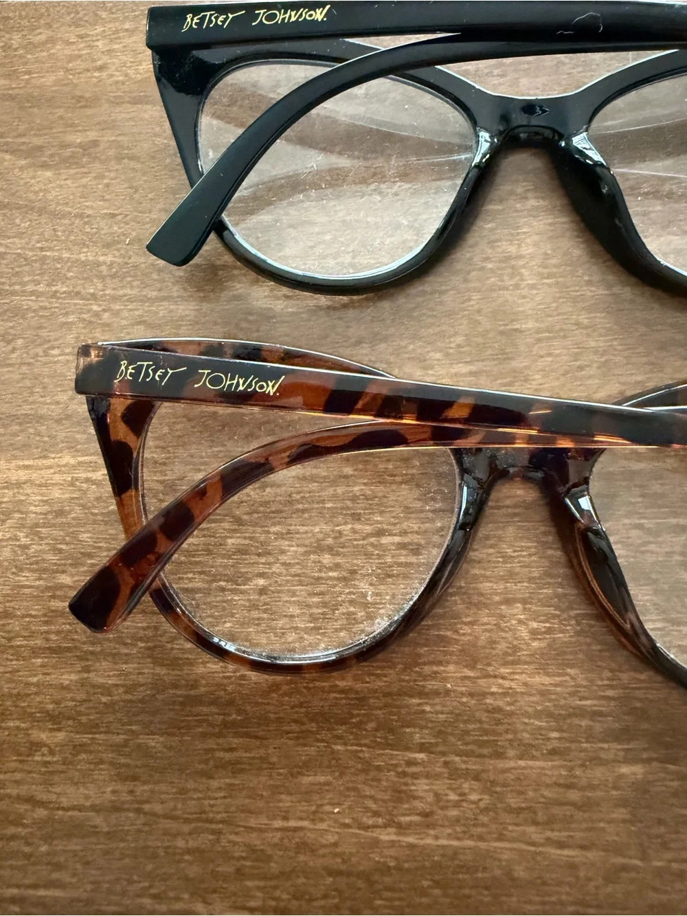 Two Pairs Betsey Johnson Reading Glasses Frames